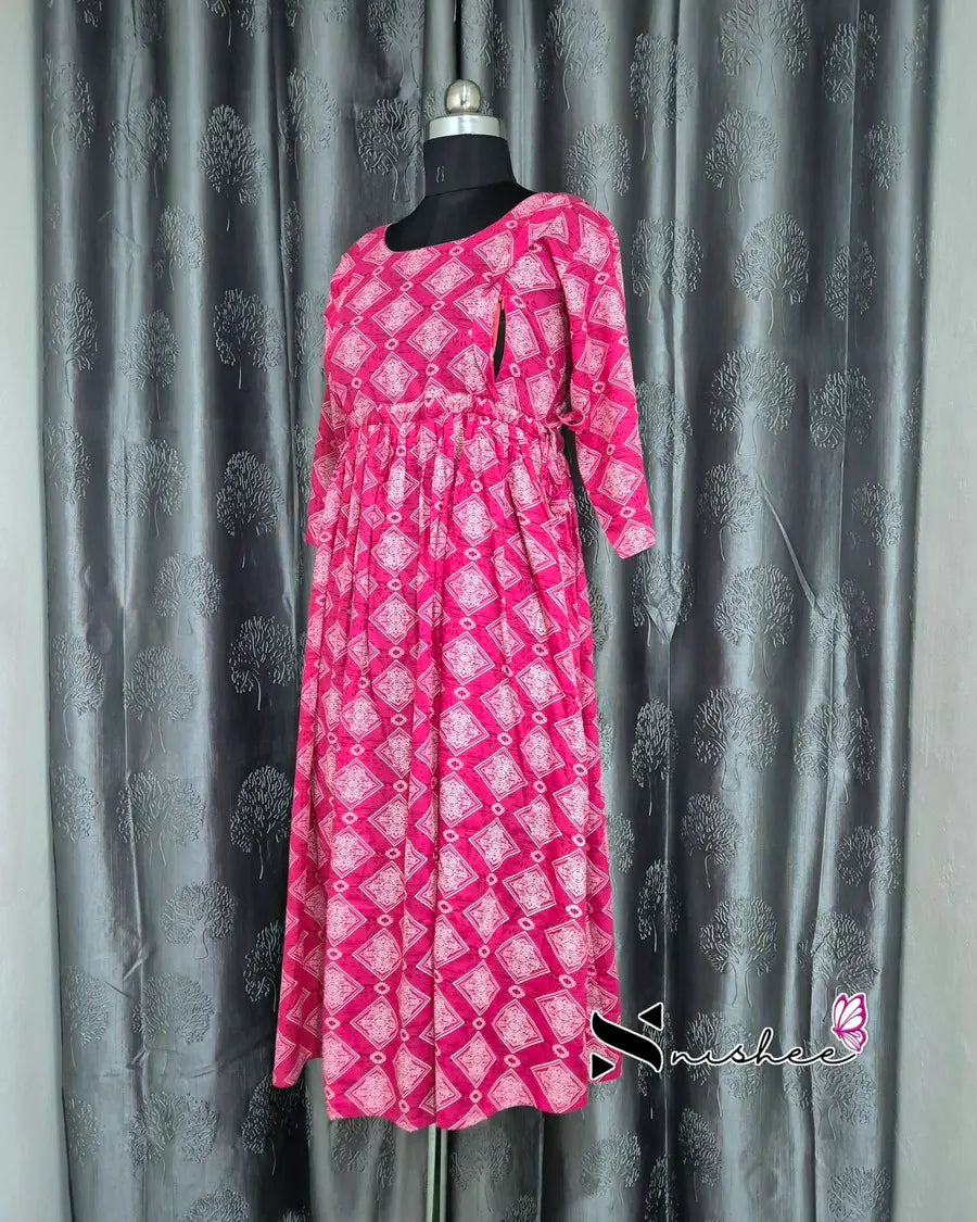 Maternity Feeding Kurti - WITH ZIP (MF029)