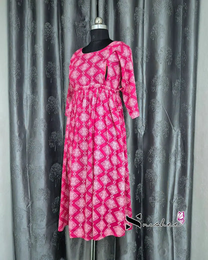 Maternity Feeding Kurti - WITH ZIP (MF029)