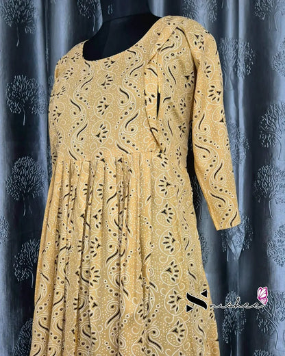 Maternity Feeding Kurti - WITH ZIP (MF031)