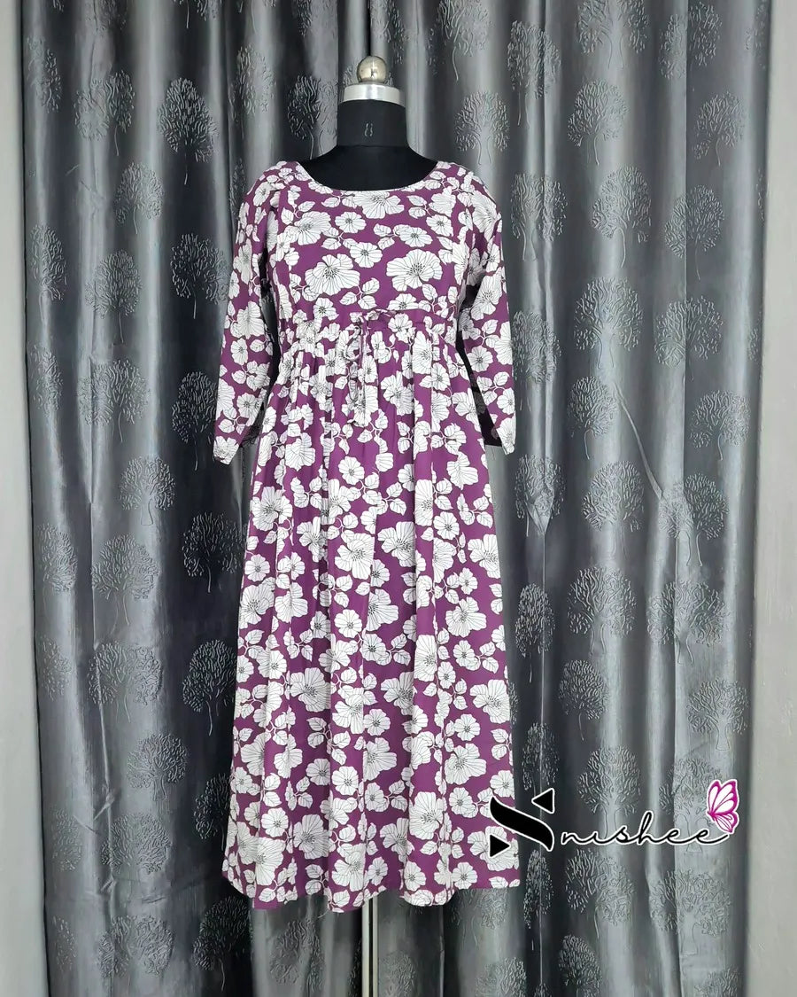 Maternity Feeding Kurti - WITH ZIP (MF032)