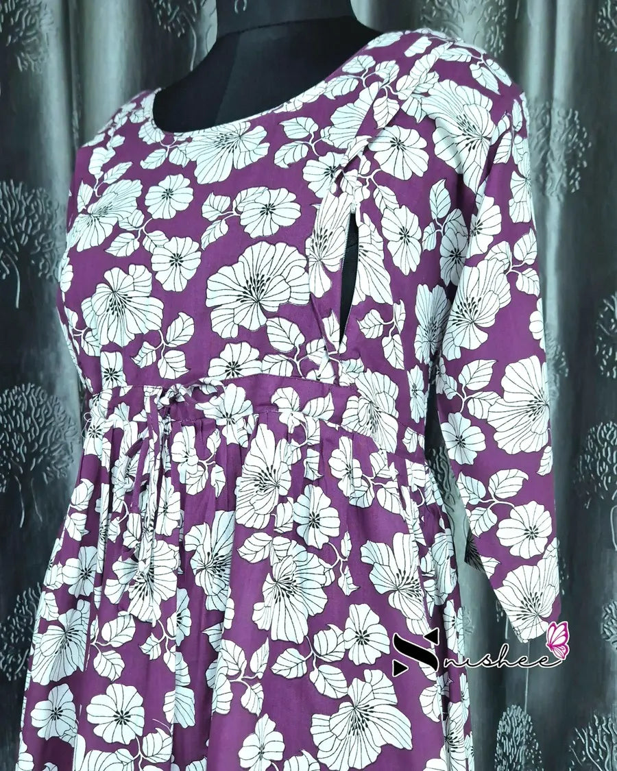 Maternity Feeding Kurti - WITH ZIP (MF032)