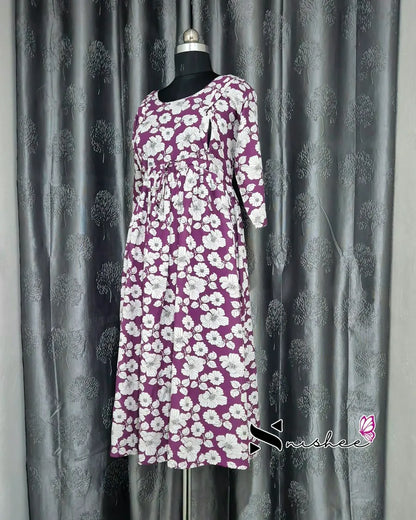 Maternity Feeding Kurti - WITH ZIP (MF032)