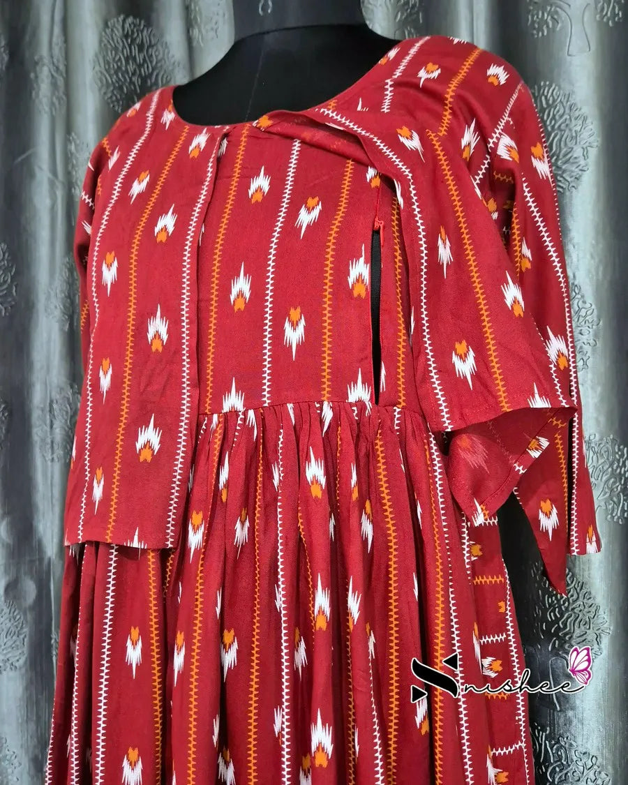 Maternity Feeding Kurti - WITH ZIP (MF033)