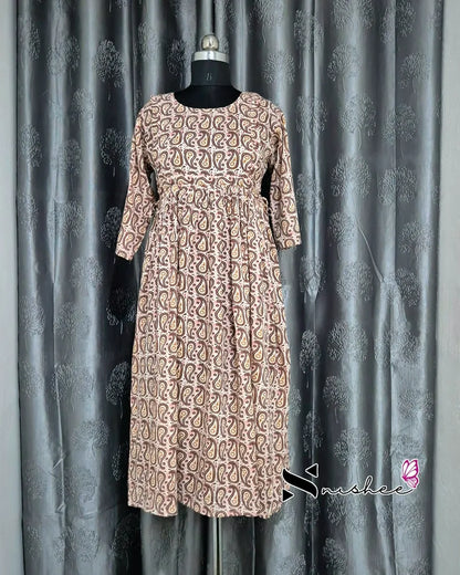Maternity Feeding Kurti - WITH ZIP (MF034)