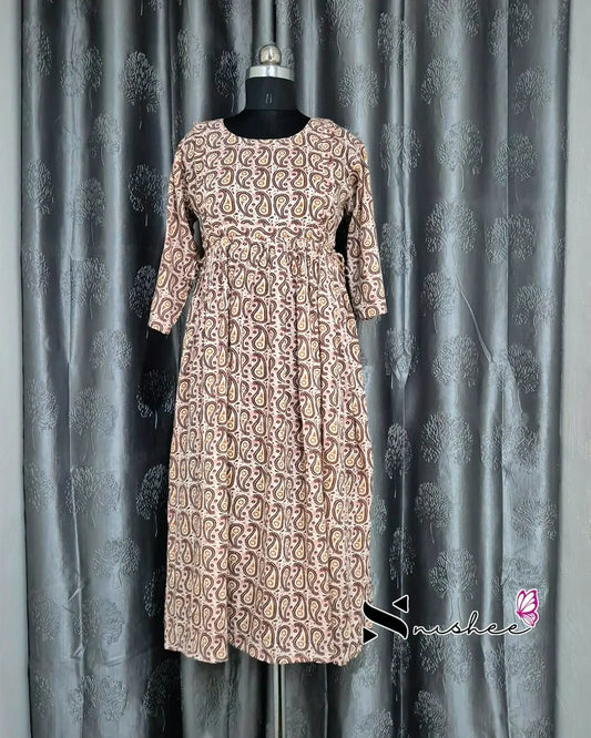 Maternity Feeding Kurti - WITH ZIP (MF034)
