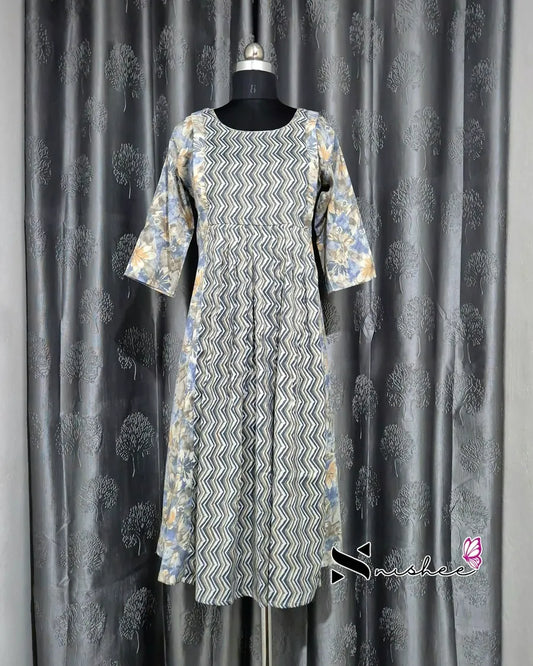 Maternity Feeding Kurti - WITH ZIP (MF036B)