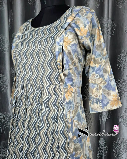 Maternity Feeding Kurti - WITH ZIP (MF036B)
