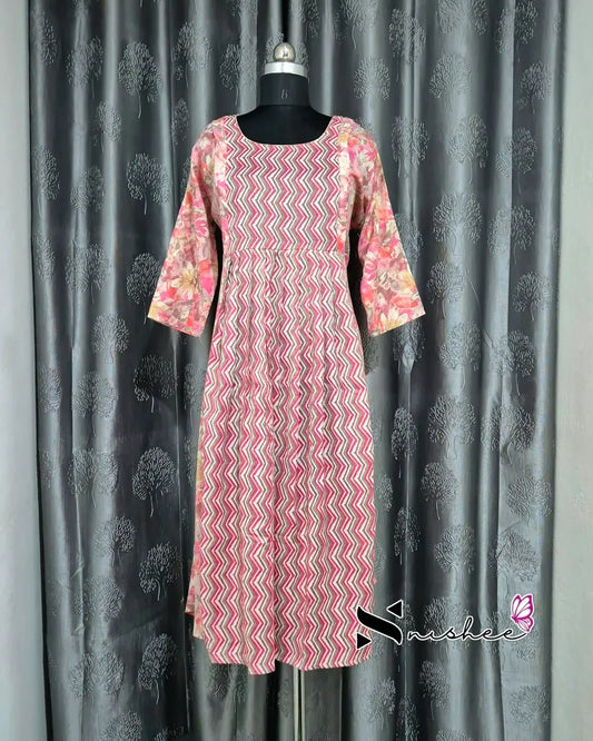 Maternity Feeding Kurti - WITH ZIP (MF036C)