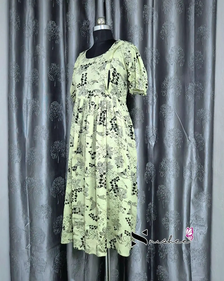 Maternity Feeding Kurti - WITH ZIP (MF037)