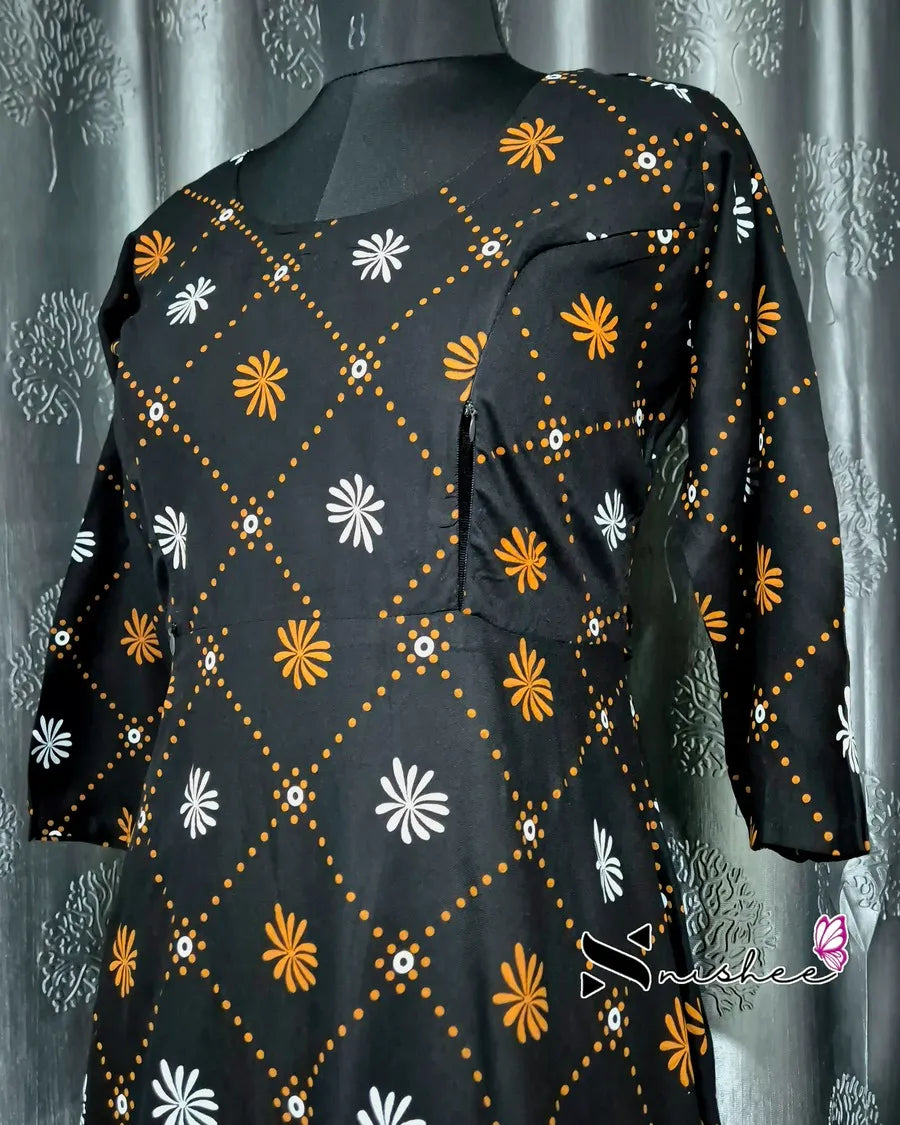 Maternity Feeding Kurti - WITH ZIP (MF039)