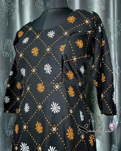 Maternity Feeding Kurti - WITH ZIP (MF039)