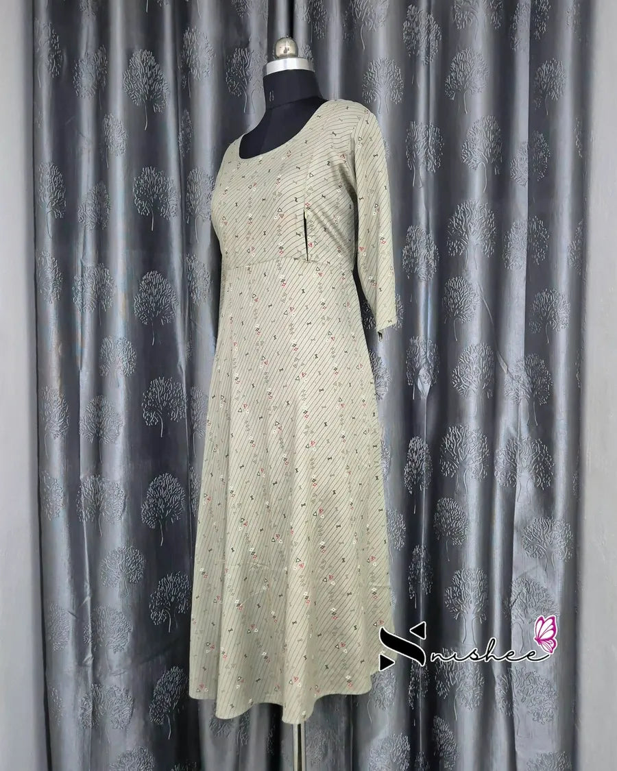 Maternity Feeding Kurti - WITH ZIP (MF043)