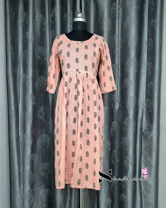 Maternity Feeding Kurti - WITH ZIP (MF045A)