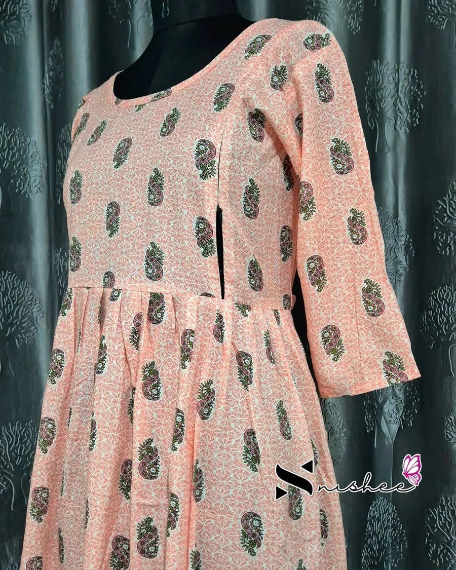 Maternity Feeding Kurti - WITH ZIP (MF045A)
