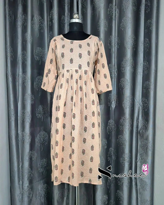 Maternity Feeding Kurti - WITH ZIP (MF045B)