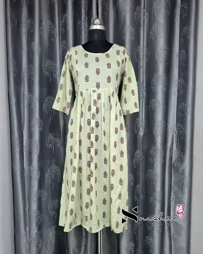 Maternity Feeding Kurti - WITH ZIP (MF045C)