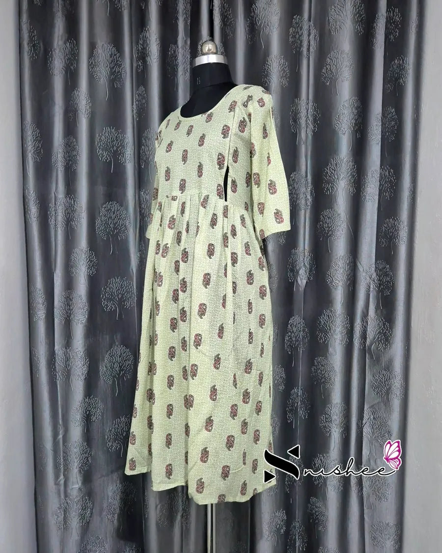 Maternity Feeding Kurti - WITH ZIP (MF045C)