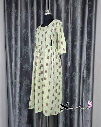 Maternity Feeding Kurti - WITH ZIP (MF045C)