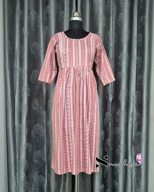 Maternity Feeding Kurti - WITH ZIP (MF047A)
