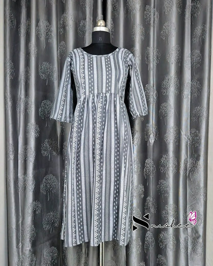 Maternity Feeding Kurti - WITH ZIP (MF047B)