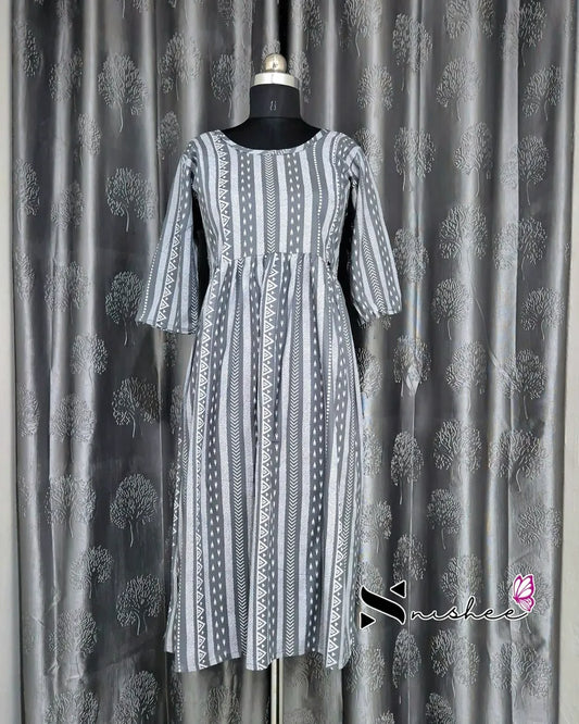 Maternity Feeding Kurti - WITH ZIP (MF047B)