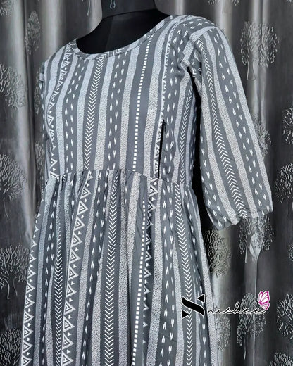 Maternity Feeding Kurti - WITH ZIP (MF047B)