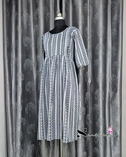 Maternity Feeding Kurti - WITH ZIP (MF047B)