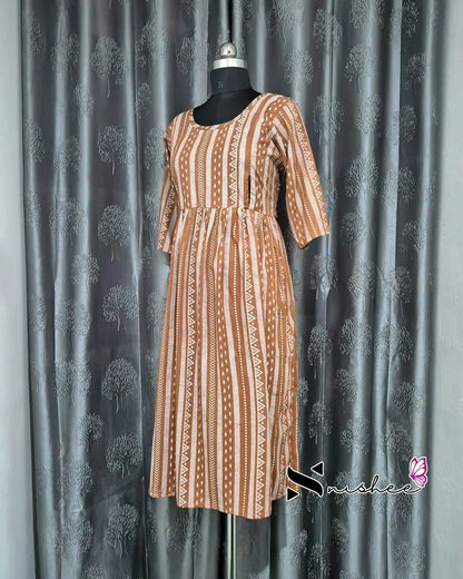 Maternity Feeding Kurti - WITH ZIP (MF047C)