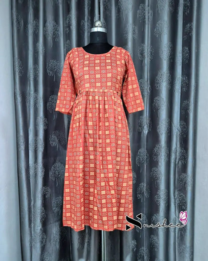 Maternity Feeding Kurti - WITH ZIP (MF048B)