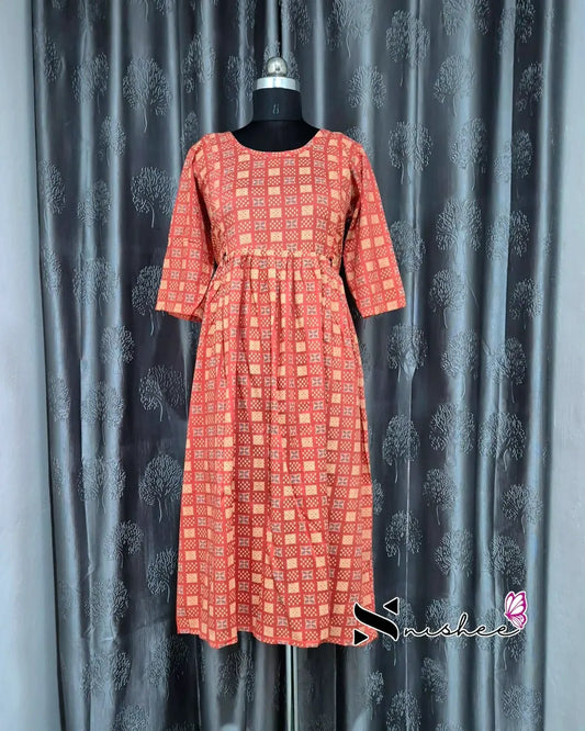 Maternity Feeding Kurti - WITH ZIP (MF048B)