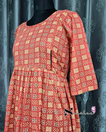 Maternity Feeding Kurti - WITH ZIP (MF048B)