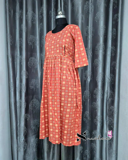 Maternity Feeding Kurti - WITH ZIP (MF048B)