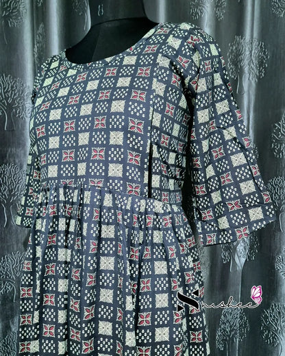 Maternity Feeding Kurti - WITH ZIP (MF048C)