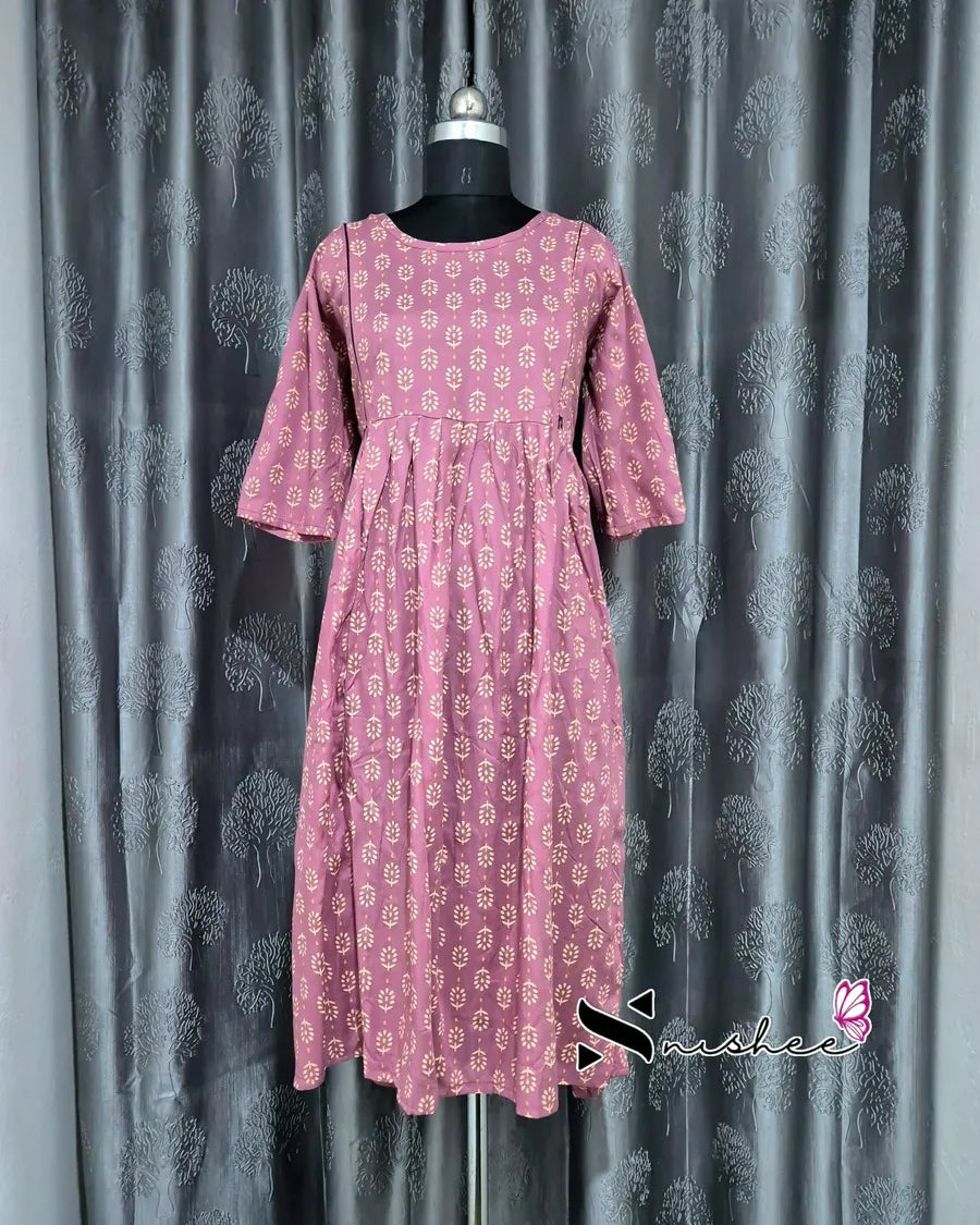 Maternity Feeding Kurti - WITH ZIP (MF049A)
