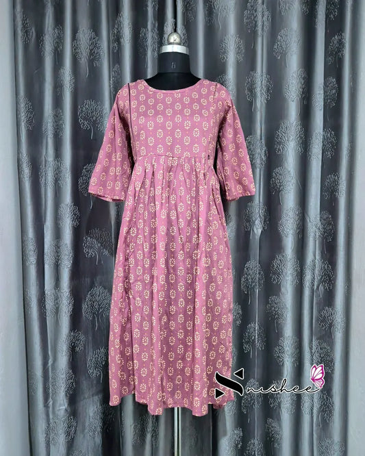 Maternity Feeding Kurti - WITH ZIP (MF049A)