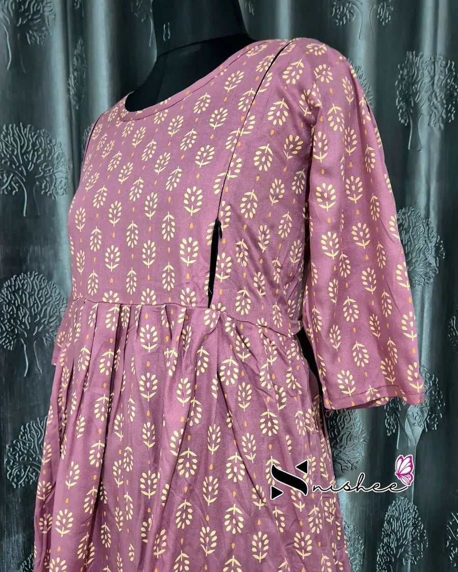 Maternity Feeding Kurti - WITH ZIP (MF049A)