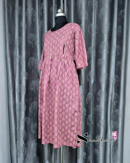Maternity Feeding Kurti - WITH ZIP (MF049A)
