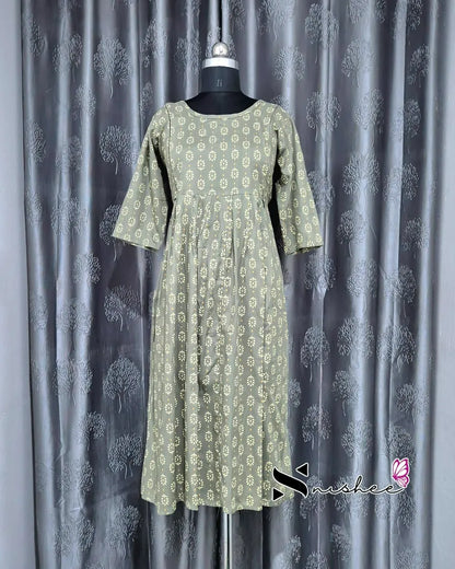 Maternity Feeding Kurti - WITH ZIP (MF049C)