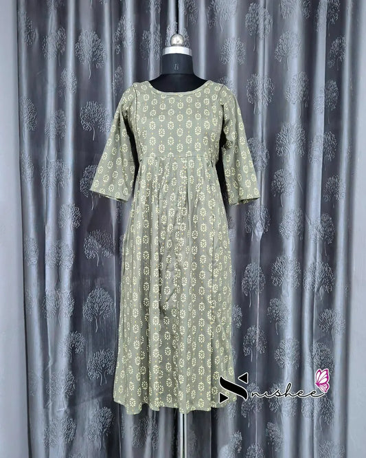 Maternity Feeding Kurti - WITH ZIP (MF049C)