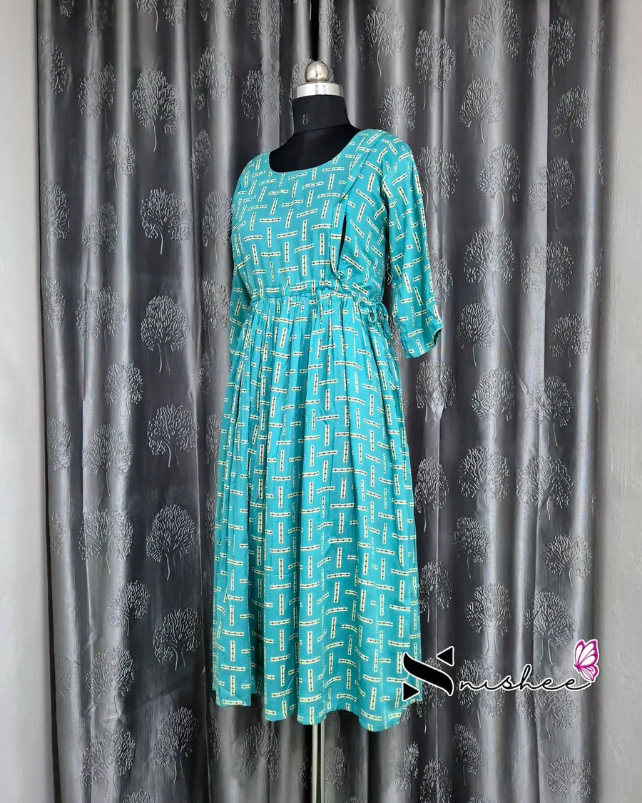Maternity Feeding Kurti - WITH ZIP (MF051)