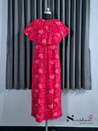 Heart Bunch - Detachable Cape Maxi with 5 in 1 Style - Full Length - Plus Size