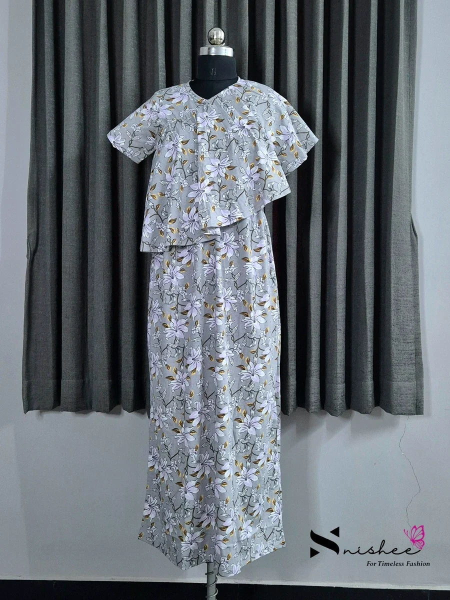 Calendula - Detachable Cape Maxi with 5 in 1 Style - Full Length