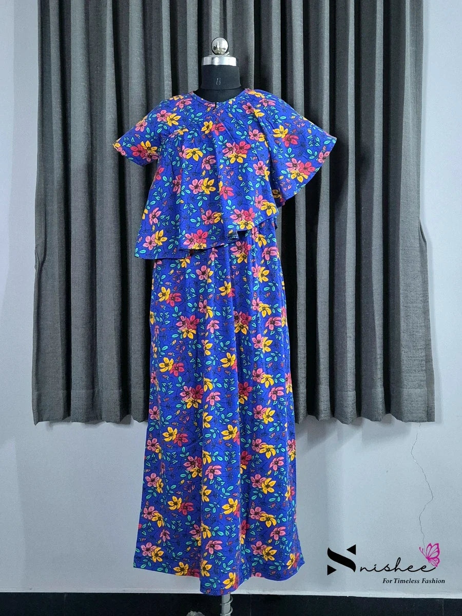 Anemone - Detachable Cape Maxi with 5 in 1 Style - Full Length