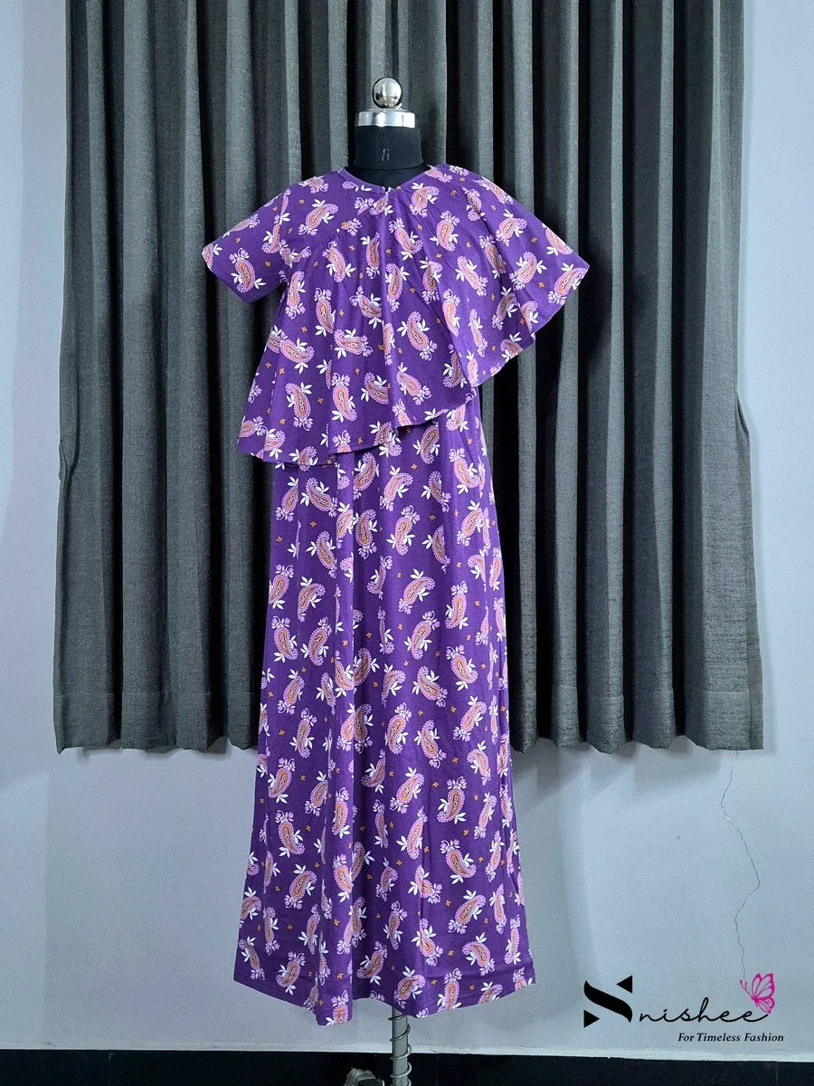 Palme - Detachable Cape Maxi with 5 in 1 Style - Full Length