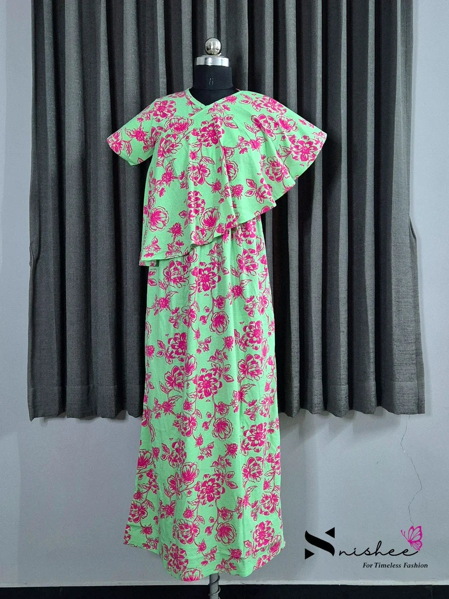 Rosemary - Detachable Cape Maxi with 5 in 1 Style - Full Length - Plus Size