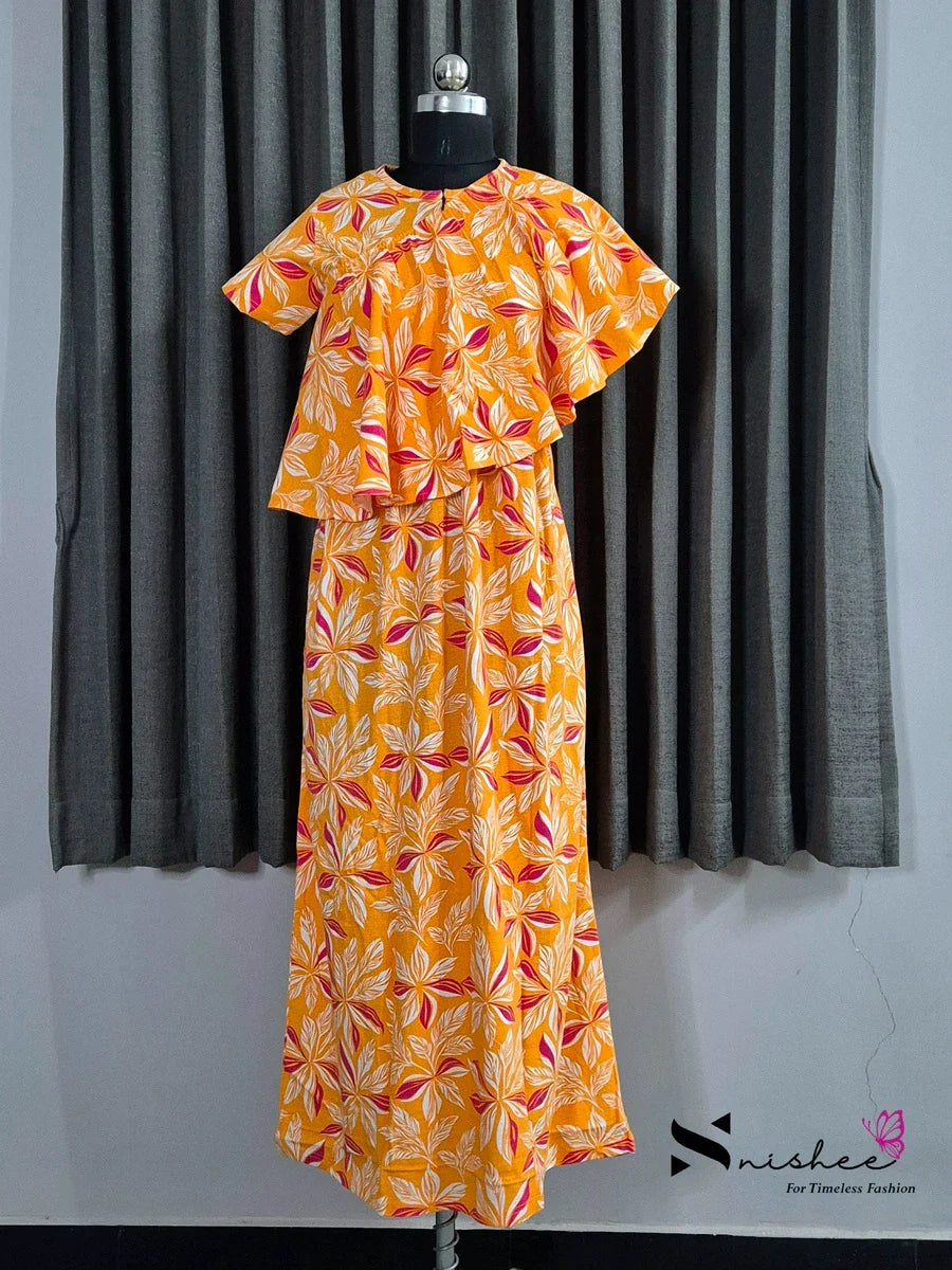 Amar Lily - Detachable Cape Maxi with 5 in 1 Style - Full Length - Plus Size