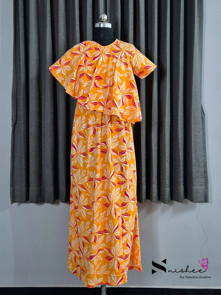 Amar Lily - Detachable Cape Maxi with 5 in 1 Style - Full Length