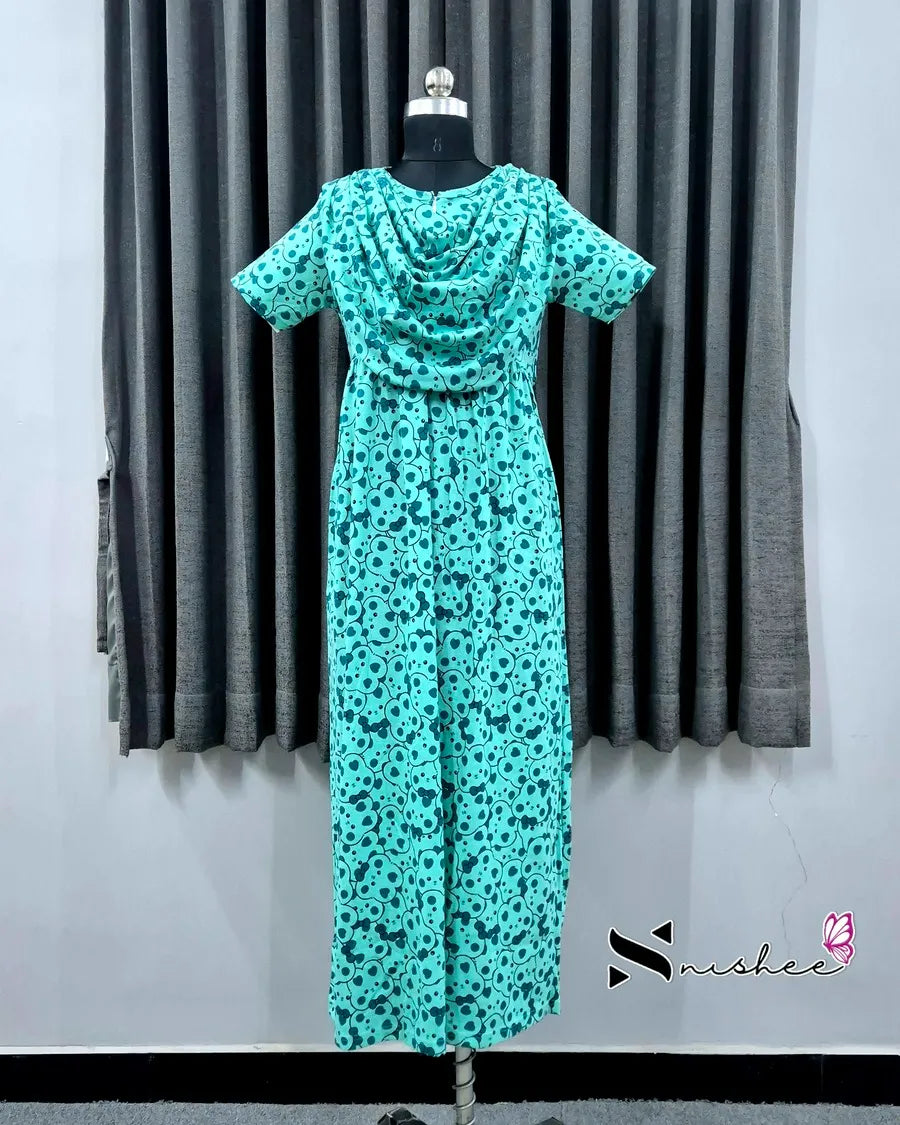 Doodle Bear - Shawl Maxi - Full Length - Plus Size