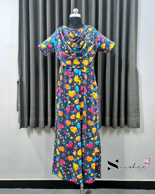 Joy Hearts - Shawl Maxi - Full Length