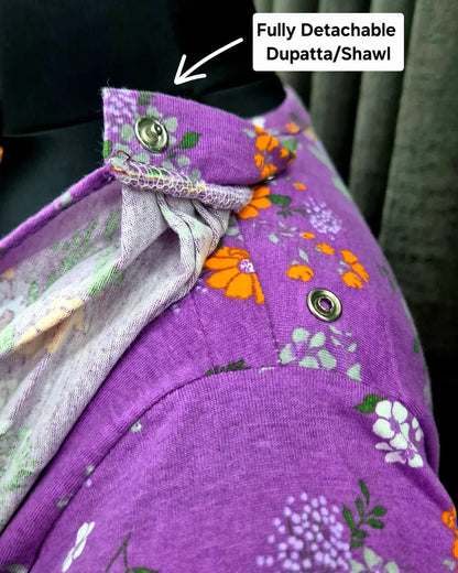 Peony - Shawl Maxi - Full Length - Plus Size